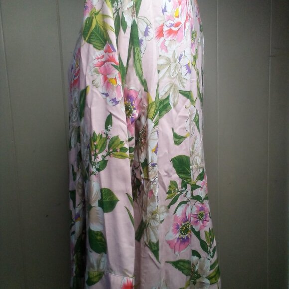 Grace Elements Blouse XL Button Up 3/4 Sleeve Floral Colorful - Picture 2 of 16